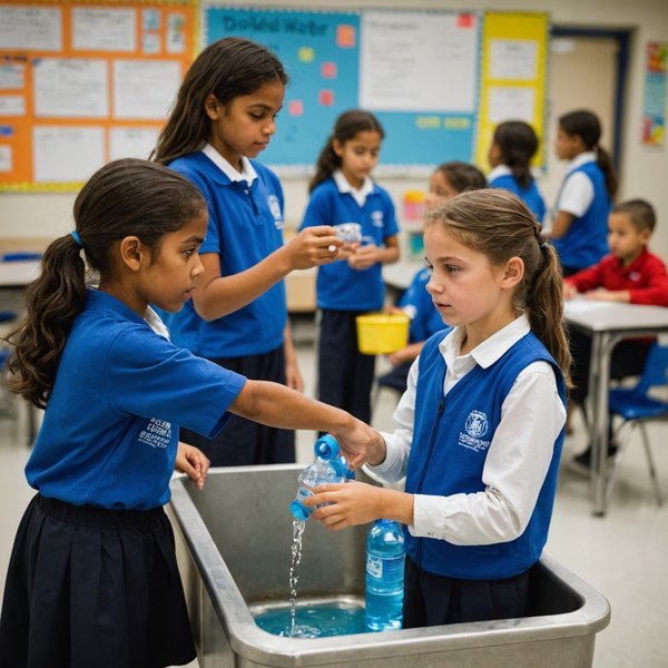 Comment les écoles peuvent-elles sensibiliser aux enjeux de l'eau potable?