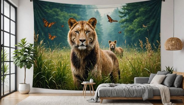 Tenture murale animaux : ajoutez une touche sauvage à votre déco