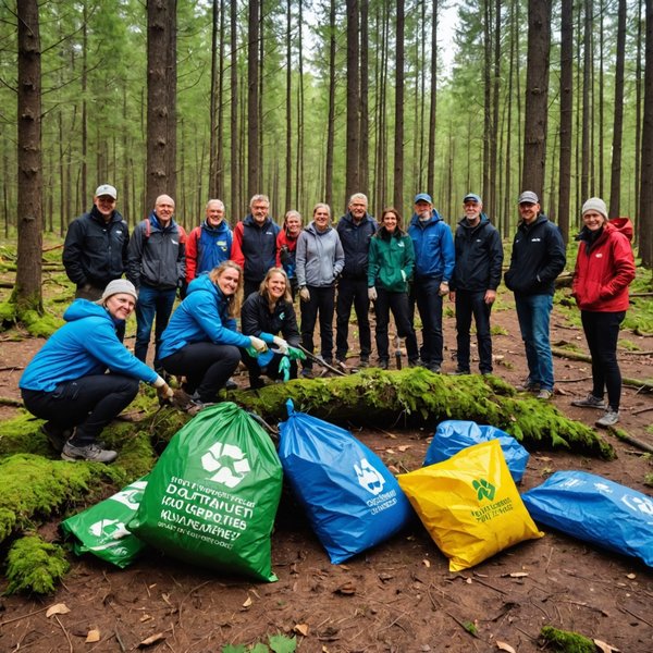 Comment organiser une journée de nettoyage de forêt avec des bénévoles ?